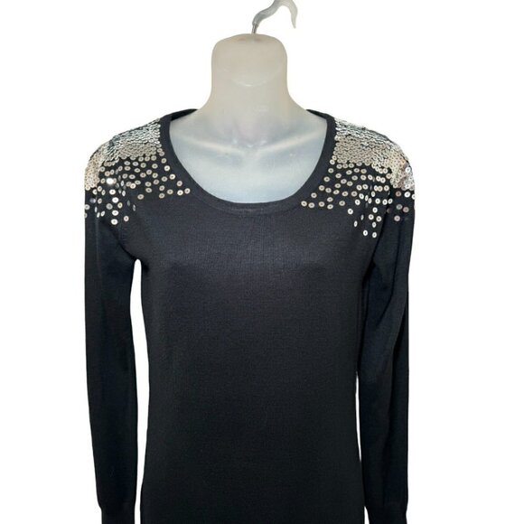 NWT Say What Sequined Sweater Dress  Body Con size M Women - Picture 3 of 6
